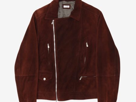 Suede Biker Jacket Online now