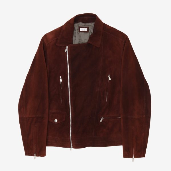 Suede Biker Jacket Online now