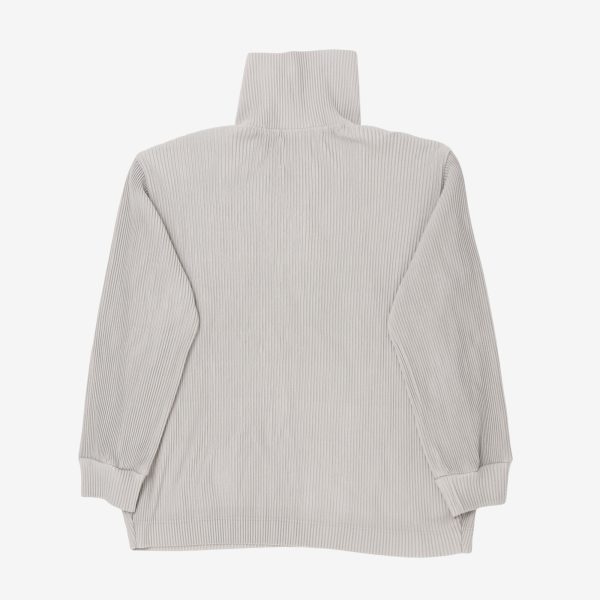 Pleated 1 4 Zip Sweater Online Sale