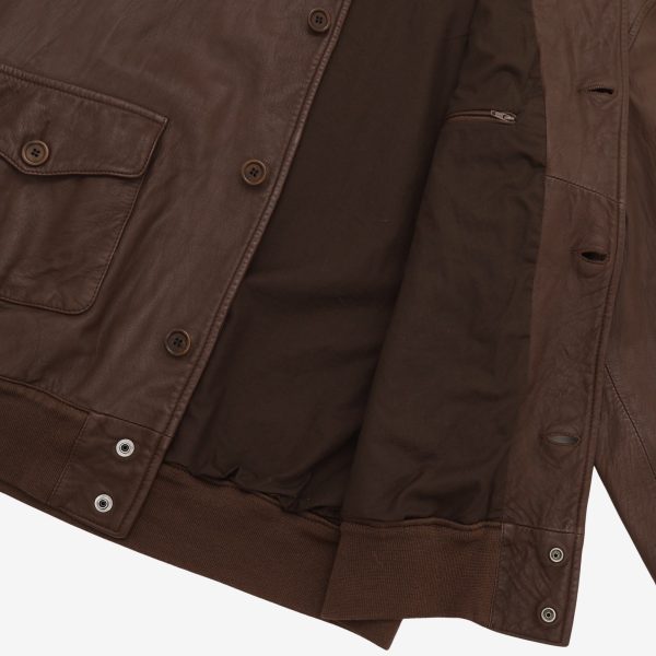 Leather Campus Jacket Cheap