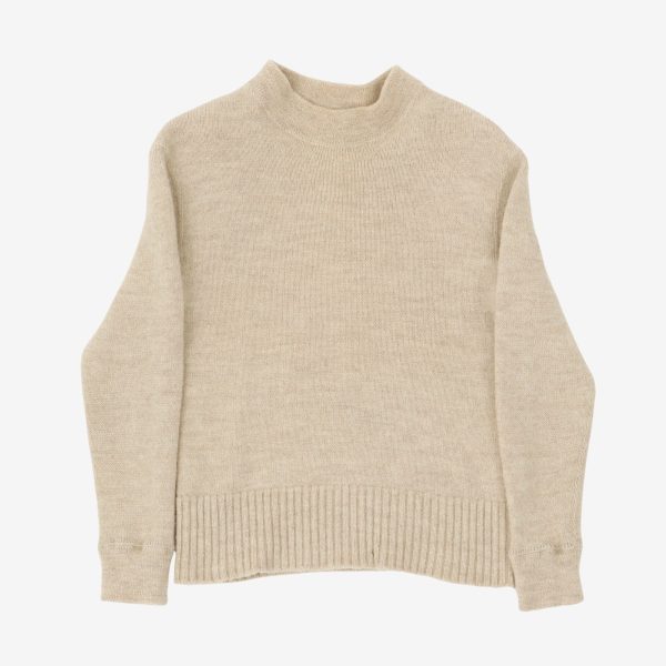 Wool Mock Neck Jumper Online now