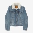 Sherpa Denim Trucker Jacket Cheap