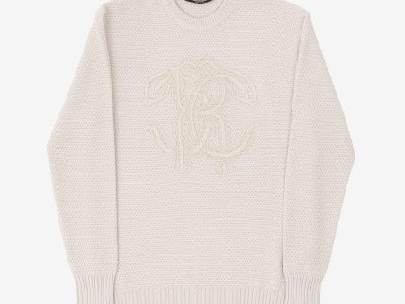 Wool Knit Logo Sweater on Sale