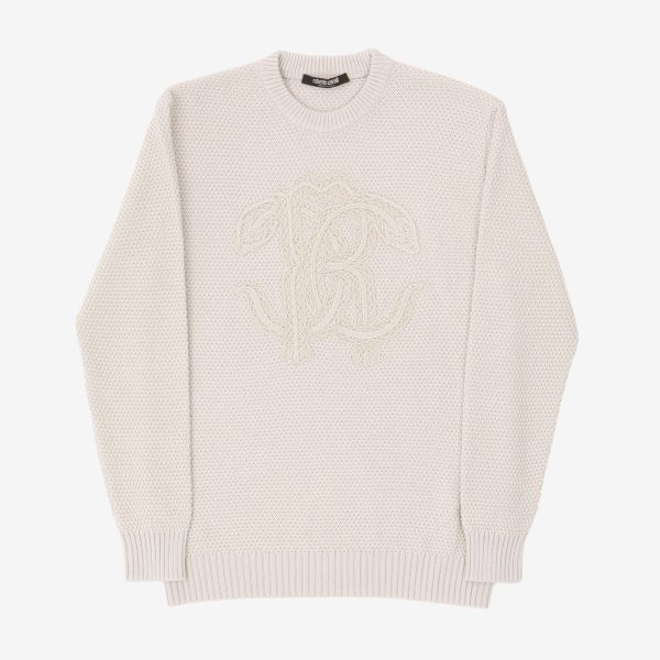 Wool Knit Logo Sweater on Sale