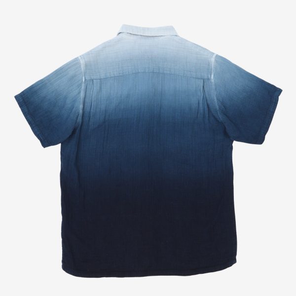 Indigo Gradient Dye SS Shirt Cheap