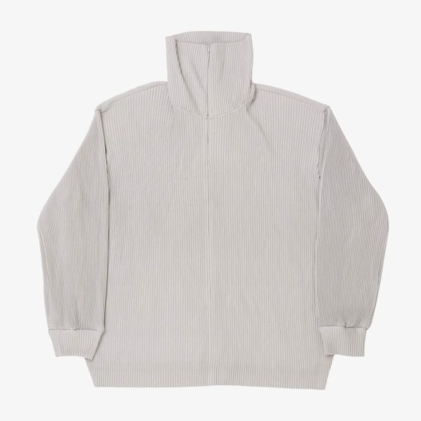 Pleated 1 4 Zip Sweater Online Sale