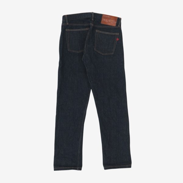 Weird Guy Natural Indigo Slub Selvedge Denim Online Sale