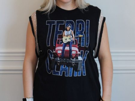 Terri Clark Double-Sided Chain Tank Online Sale