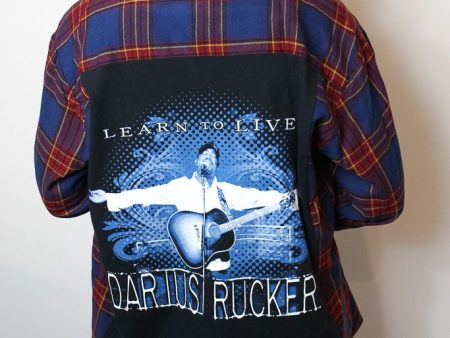 Darius Rucker Band Tee Flannel Fashion