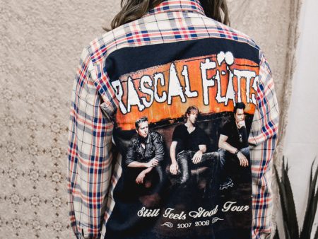 Rascal Flatts Band Tee Flannel Hot on Sale