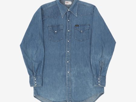 Vintage Western Denim Shirt (USA) Online now