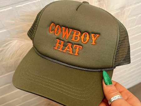 Cowboy Hat- Mesh Back Trucker Hat For Cheap