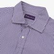 Purple Label Dress Striped Shirt Hot on Sale