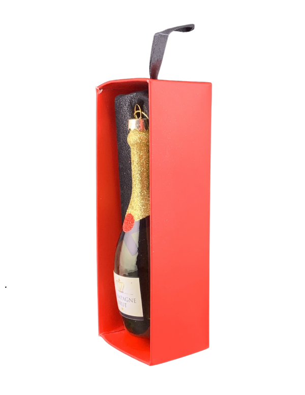 Tri-Connect, Inc. - Holiday Ornament Champagne Bottle Discount