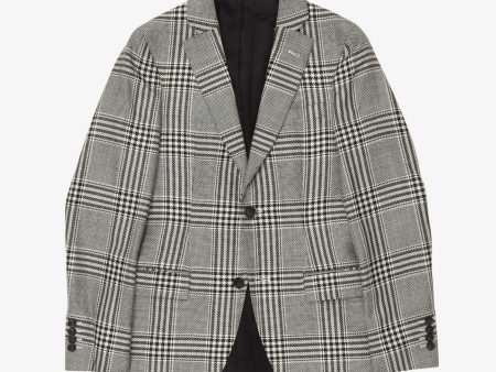 Wool Check Blazer For Sale