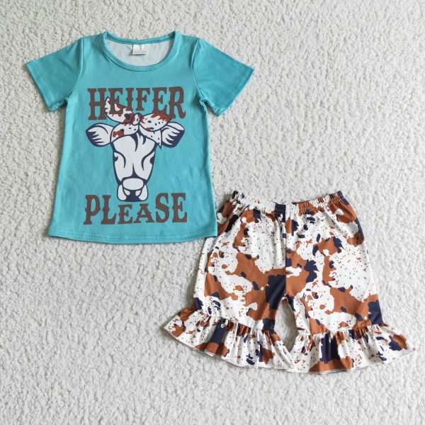 Blue Cow Outfit on Sale