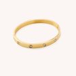 Nikki Smith Designs - Corinne Gold Bangle Bracelet For Discount