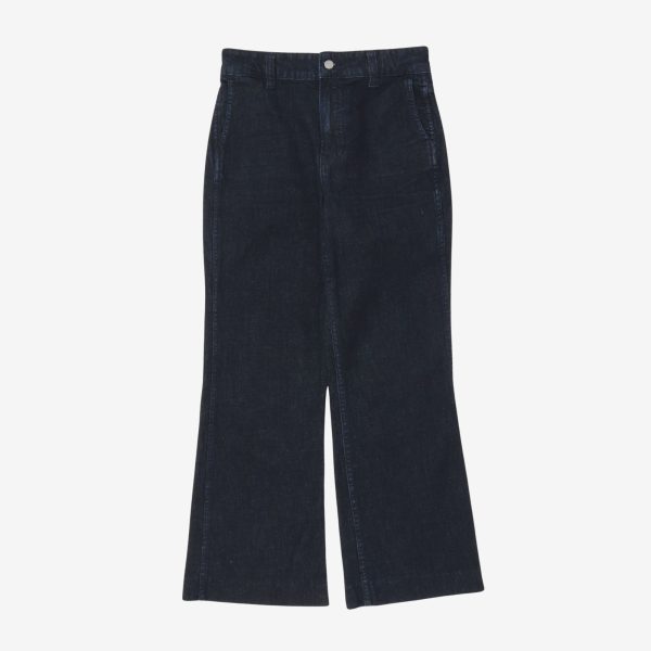 Wide Leg Denim Trousers Online