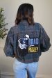 Brad Paisley Acid Wash Cropped Flannel on Sale