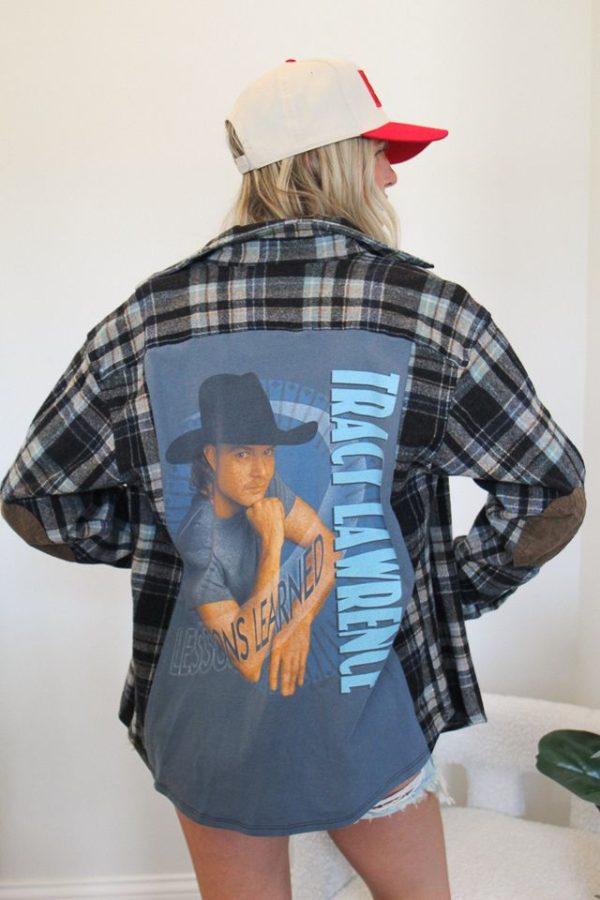 Tracy Lawrence Band Tee Flannel Online Sale