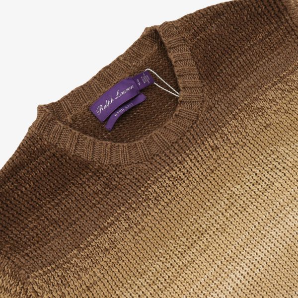 Purple Label Linen Blend Knit Jumper Online Sale