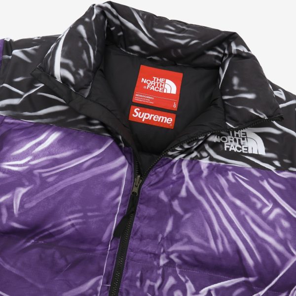 Supreme Printed Nuptse Trompe L oeil Jacket on Sale