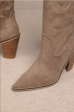 Ivy Western Stitch Boots- Taupe Discount