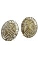 Pre-Order Glitzy Bold Oval Earrings For Cheap