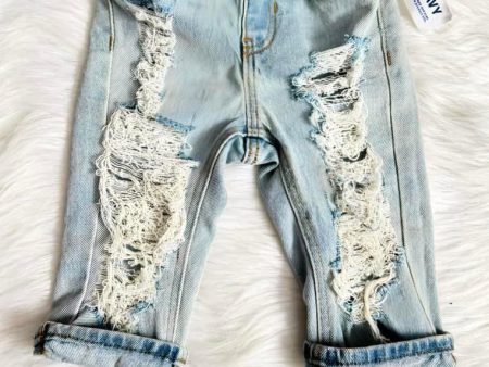 6 12 Month Old Navy Distressed Jeans For Sale