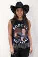 Scotty McCreery Rhinestone Fringe Tank Sale