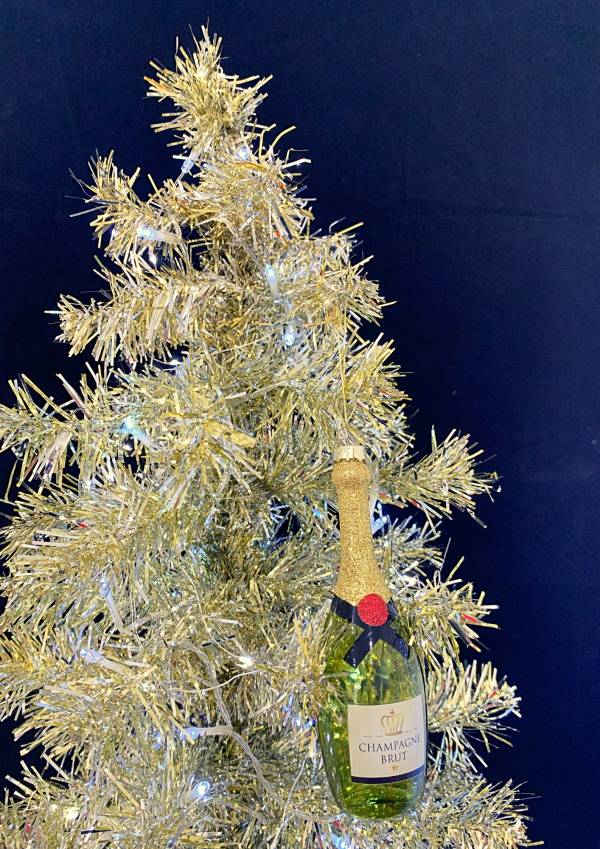 Tri-Connect, Inc. - Holiday Ornament Champagne Bottle Discount