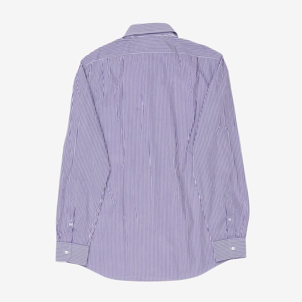 Purple Label Dress Striped Shirt Hot on Sale