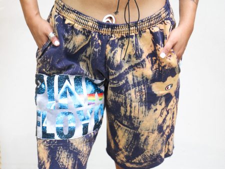 Pink Floyd Acid Wash Sweat Shorts Discount