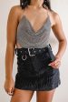 She s All That Rhinestone Skirt - Black Hot on Sale