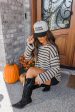 Coastal Stripes Pullover Sweater-Ivory Online Sale