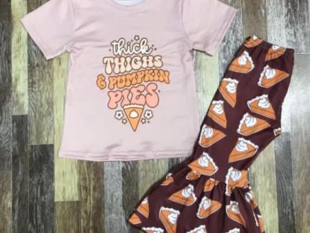 Thick Thighs & Pumpkin Pies Bell Bottoms Outfit Online Hot Sale