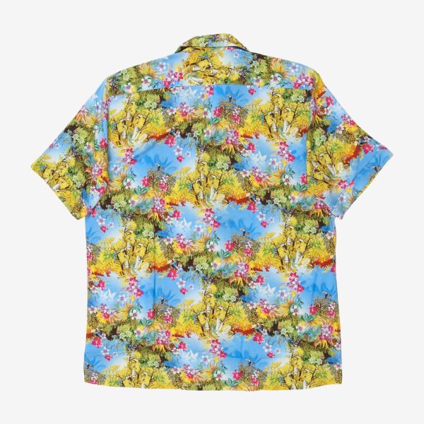 Tropical Print Open Collar Shirt Online