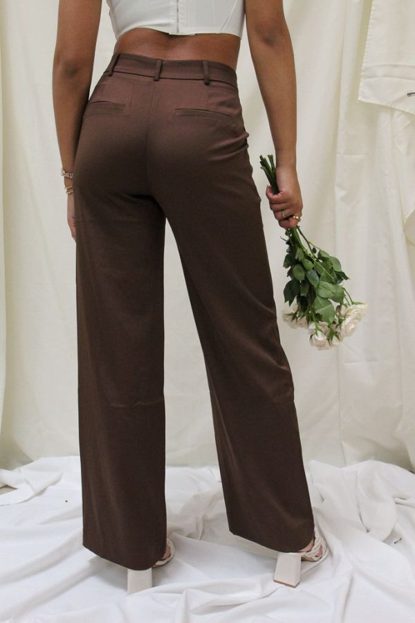 Adore You Trousers - Chocolate For Discount