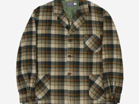 Vintage Check Wool Jacket For Cheap