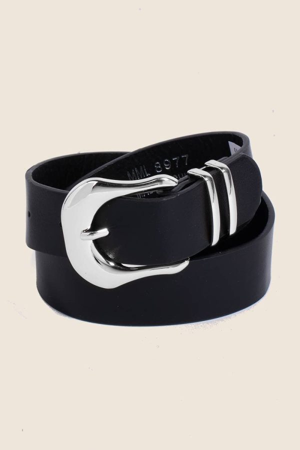 Anarchy Street - Smooth Faux Leather Belt: SBK Online now