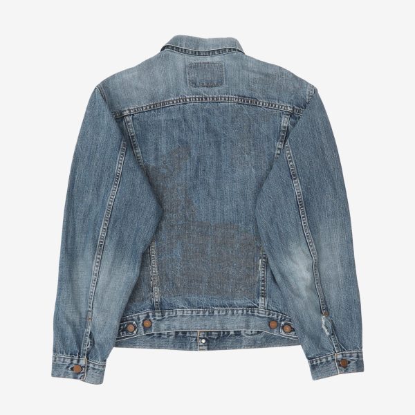 Andy Warhol Type 3 Big E Denim Jacket on Sale