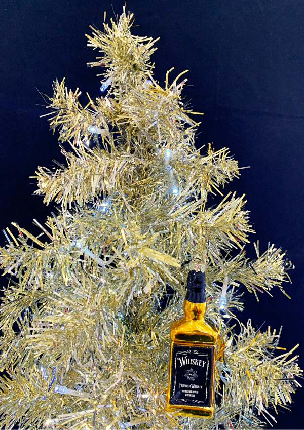 Tri-Connect, Inc. - Holiday Ornament Whisky Bottle For Sale