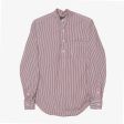 Collarless Striped Shirt Online now