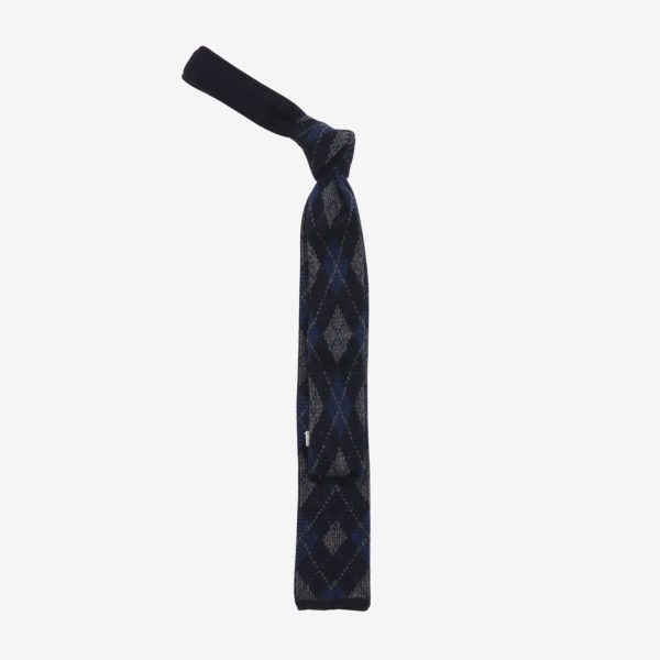 Cashmere Check Tie Online now