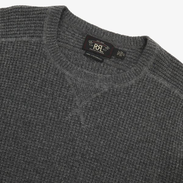 Waffle Knit Cashmere Jumper on Sale