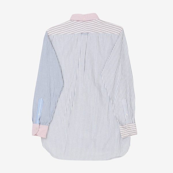 BD Patchwork Oxford Shirt For Cheap