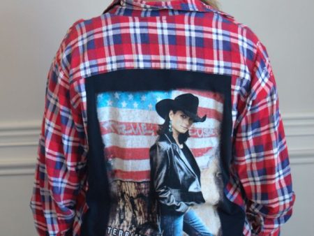 Terri Clark Band Tee Flannel Online Sale