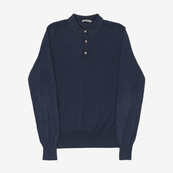 Cotton Polo LS Online now