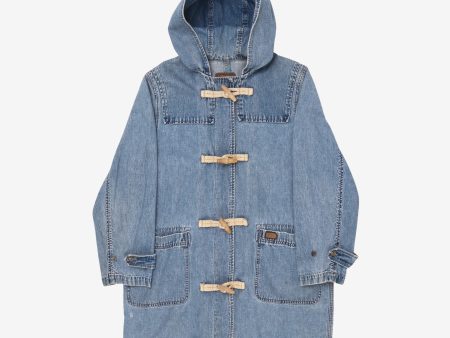 Vintage Denim Duffle Coat (Fits M) Online Sale