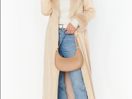 Show Me Your Mumu Penny Lane Coat -Beige Hot on Sale